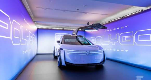 Peugeot Polygon Concept // Crédit : Marie Lizak pour Frandroid Peugeot Polygon Concept // Crédit : Marie Lizak pour Frandroid