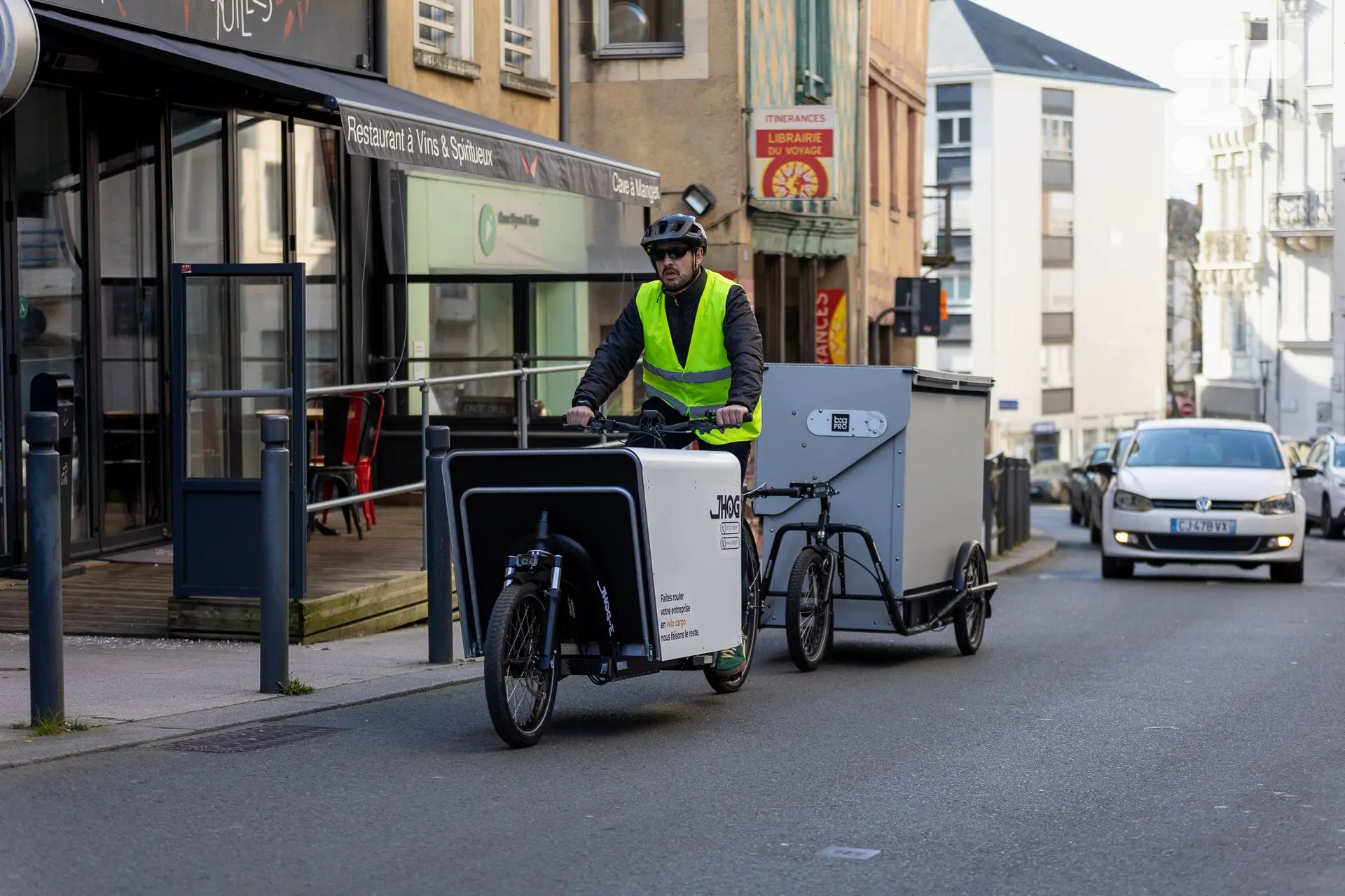 Vélo cargo livraison JHOG-E