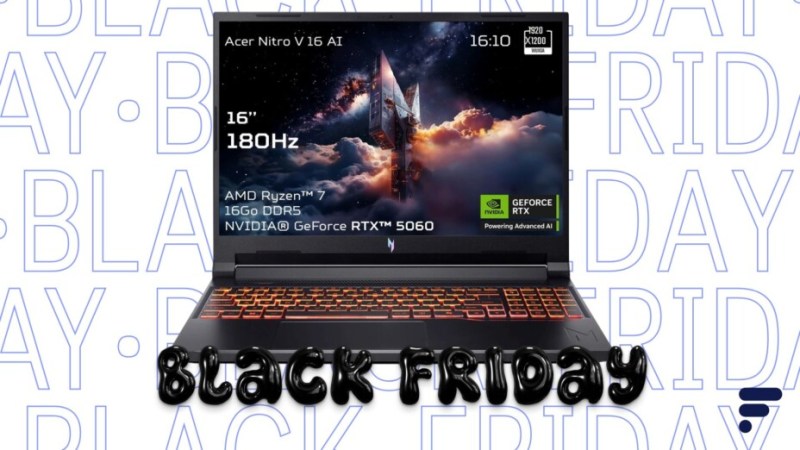Darty brade ce PC Acer avec RTX 5060 : offre limitée Black Friday Darty brade ce PC Acer avec RTX 5060 : offre limitée Black Friday