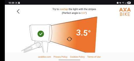 Axa phare avant vélo 1