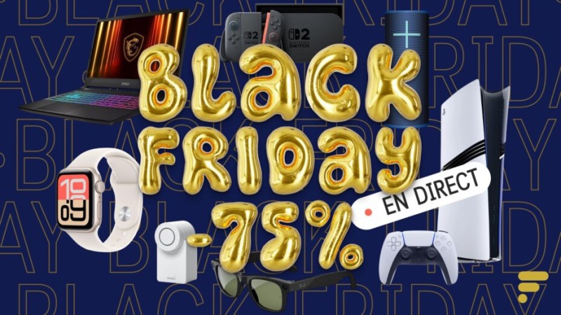 Black Friday 2025 : les meilleures offres du week-end à l’occasion de la Black Week sur Amazon, Fnac, Darty, Boulanger…