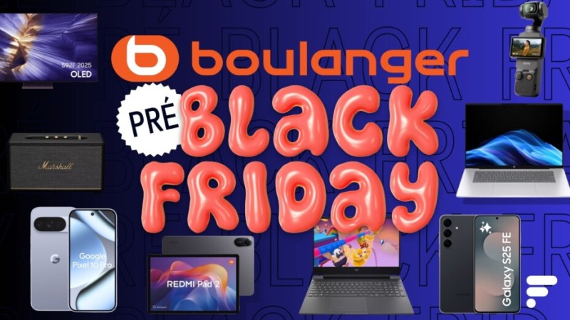 Boulanger propose de véritables pépites la veille du véritable Black Friday : le TOP 26 des offres