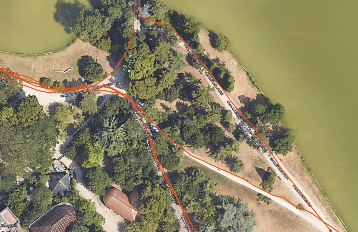 Suivi GPS de la Decathlon Fit 100