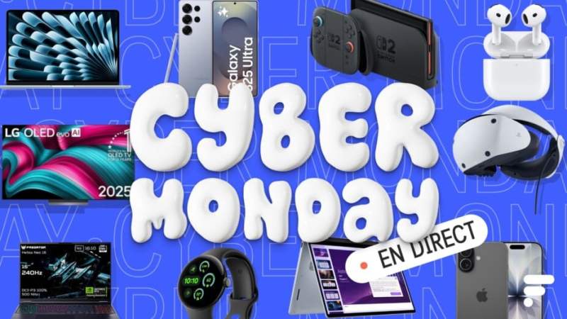 Cyber Monday 2025 : voici les derniers deals à saisir en DIRECT ce lundi 1er décembre 