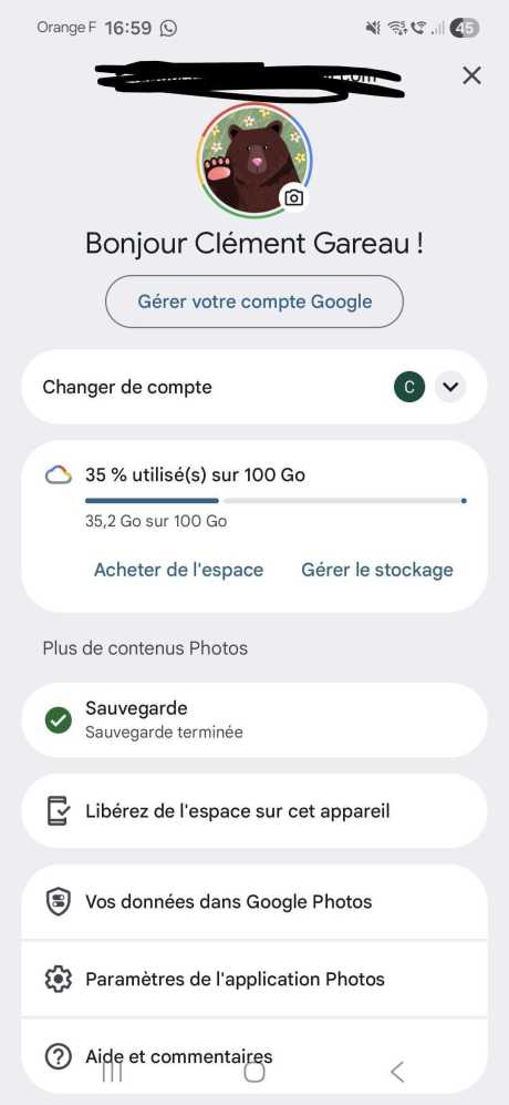 Désynchroniser Google Photos 1