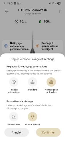 Dreame H15 Pro FoamWash screenshot 2