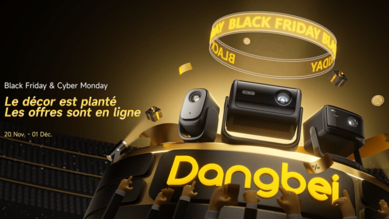 Jusqu’à -400€ : Dangbei casse les prix de ses projecteurs home cinéma premium