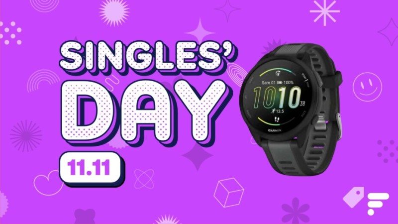 Forerunner 165 : la montre running abordable de Garmin est à un prix encore plus bas pour le Singles Day
