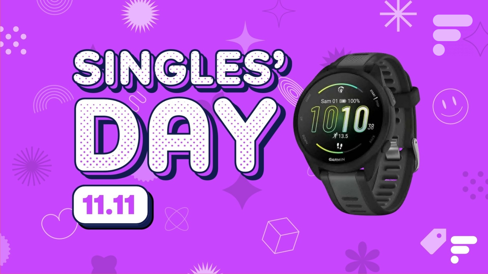 Forerunner 165 : la montre running abordable de Garmin est à un prix encore plus bas pour le Singles Day