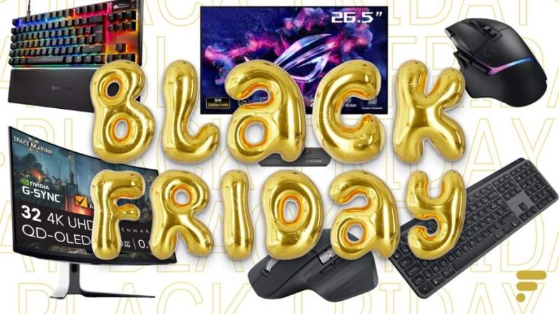 Black Friday écrans PC, souris et claviers : Les meilleures offres pour refaire son setup PC gamer ou bureautique