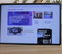 L'écran de la Huawei MatePad 12 X