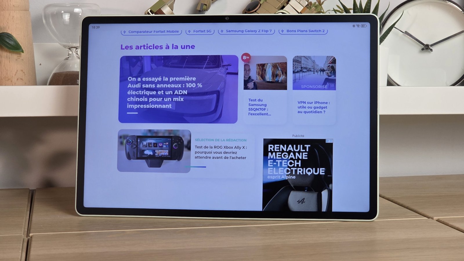 Test de la Huawei MatePad 12 X, un bel Ã©cran mais que sur le papier