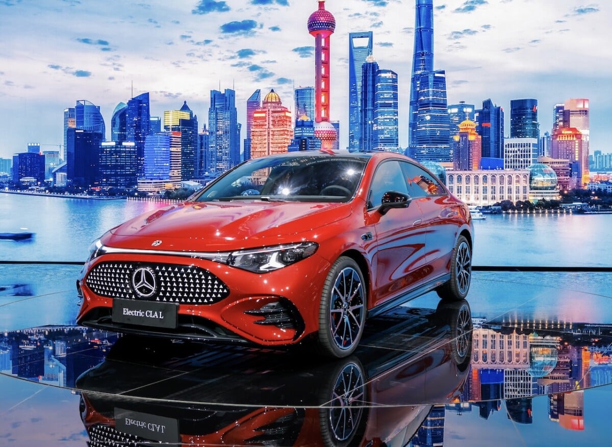 Introduction de la CLA 300 L par Mercedes à Shanghai en avril 2025. Introduction de la CLA 300 L par Mercedes à Shanghai en avril 2025.