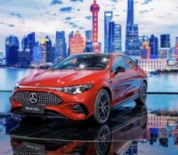 Introduction de la CLA 300 L par Mercedes à Shanghai en avril 2025.
