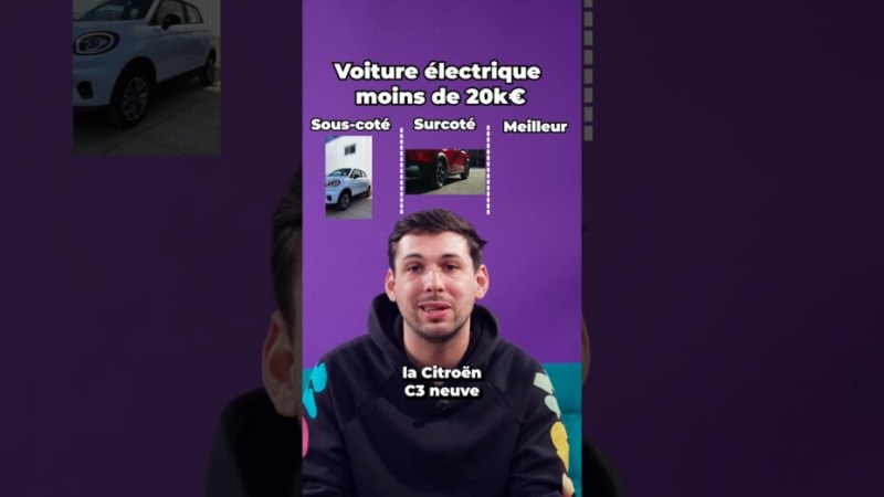 La meilleure voiture électrique à moins de 20 000 €
