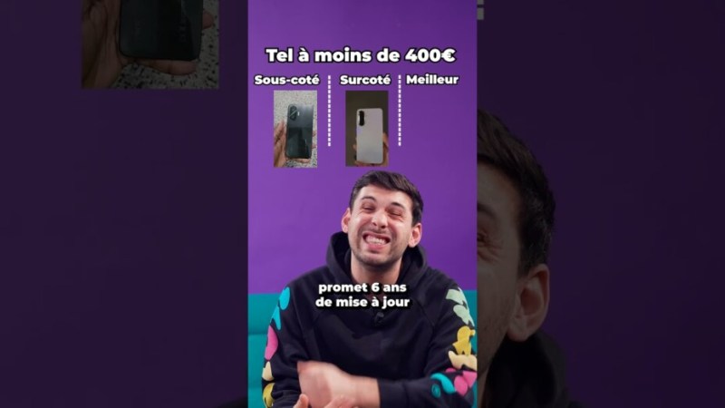 Le meilleur smartphone à moins de 400€