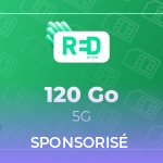 Nouveau palier pour de la 5G ? RED by SFR propose 120 Go à un tarif inédit