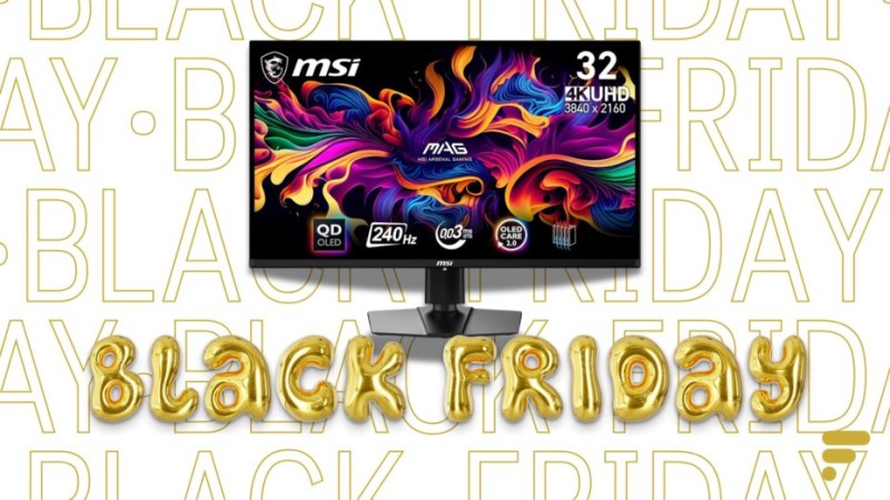 QD-OLED, 240 Hz, 0,03 ms : cet écran PC MSI perd 32 % de son prix pour la Black Friday Week