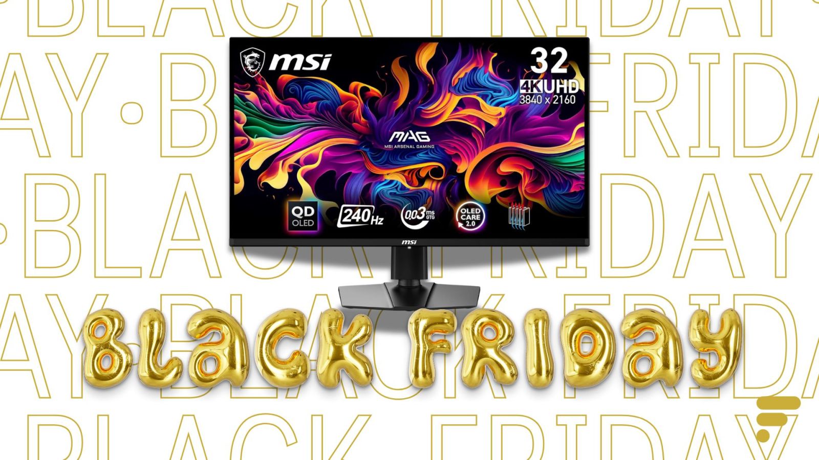 QD-OLED, 240 Hz, 0,03 ms : cet Ã©cran PC MSI perd 32 % de son prix pour la Black Friday Week