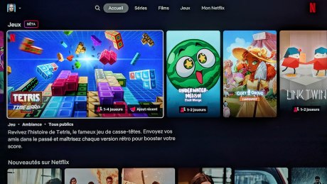 Netflix Gaming sur TV // Source : Sylvain Pichot - Frandroid