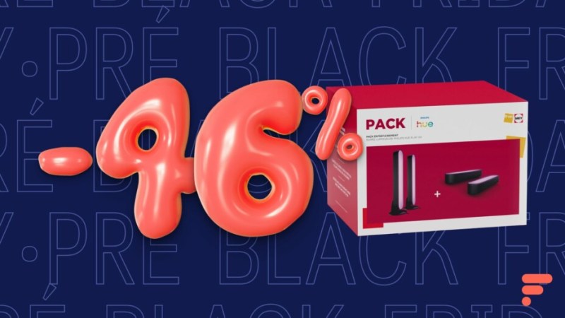 Quatre Philips Hue Play pour le prix de deux : c’est la super offre du pré-Black Friday côté éclairage connecté