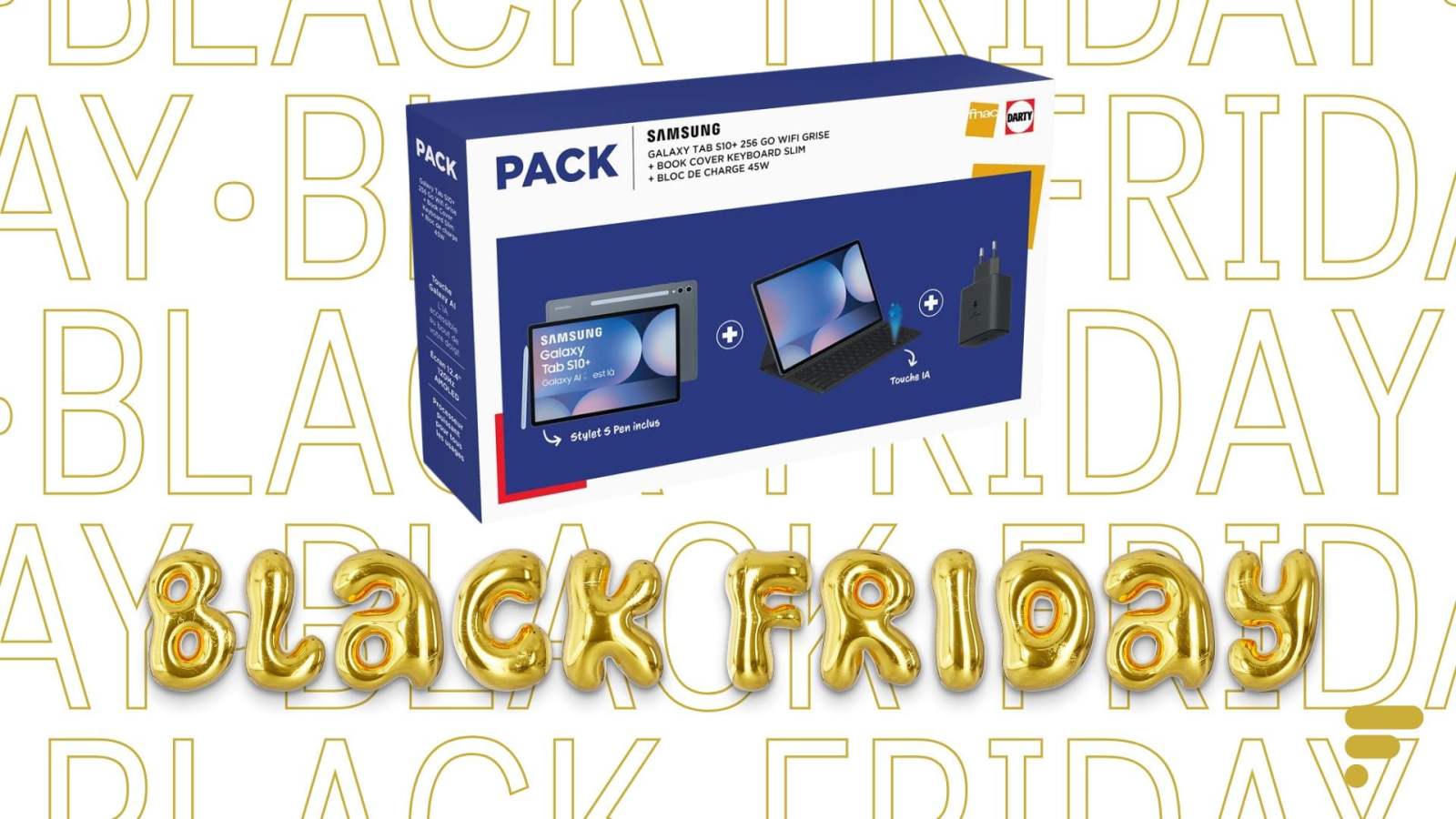 Black Friday : ce pack Samsung Galaxy Tab S10 Plus en promo Ã  -33 % transforme la tablette en...