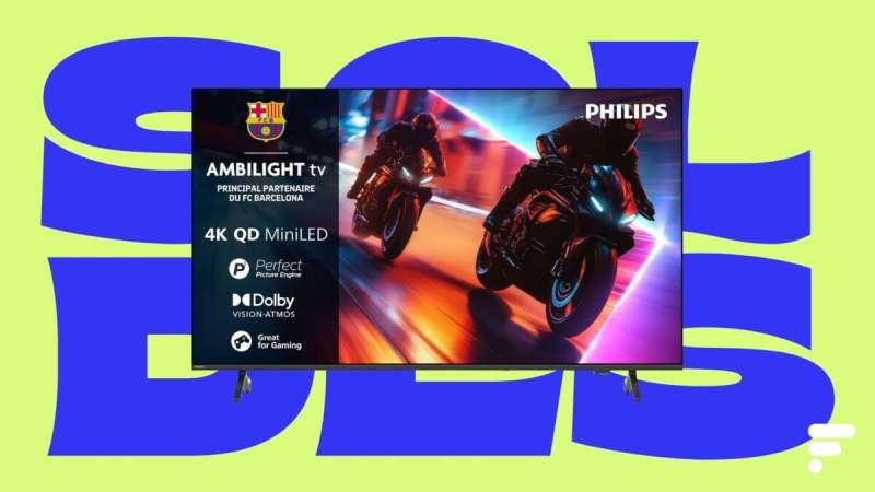 Amazon retire plus de 500 € à cet immense TV 4K Mini LED Philips Ambilight de 75 pouces pour la dernière semaine des soldes