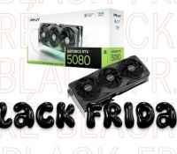 La carte graphique PNY GeForce RTX 5080 Triple Fan 16GB GDDR7 Reflex 2 RTX AI DLSS4