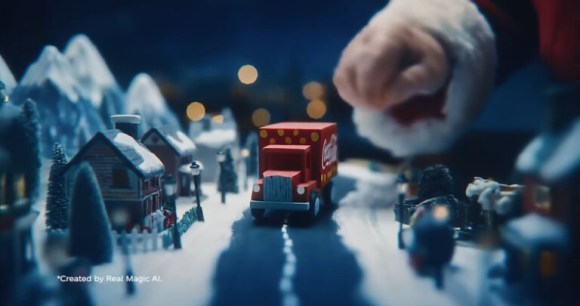 Coca-Cola a généré sa publicité de Noël par IA.