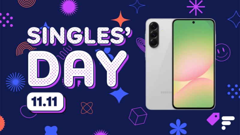 Samsung Galaxy A56 : ce smartphone milieu de gamme de 2025 est à moitié prix à l’occasion du Singles Day