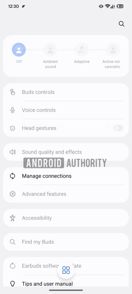 Application One UI 8.5 // Source : Android Authority
