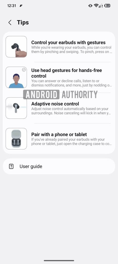 Application One UI 8.5 // Source : Android Authority