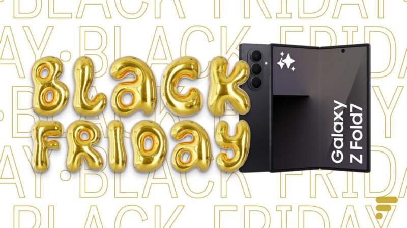 Le luxueux Samsung Galaxy Z Fold 7 est déjà bien moins cher pendant le Black Friday (-550 €) Le luxueux Samsung Galaxy Z Fold 7 est déjà bien moins cher pendant le Black Friday (-550 €)