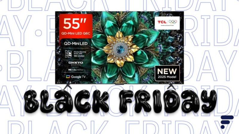 Ce TV QD-Mini LED de 55″ (144 Hz) signé TCL atteint son prix le plus bas sur Amazon en pleine Black Friday Week