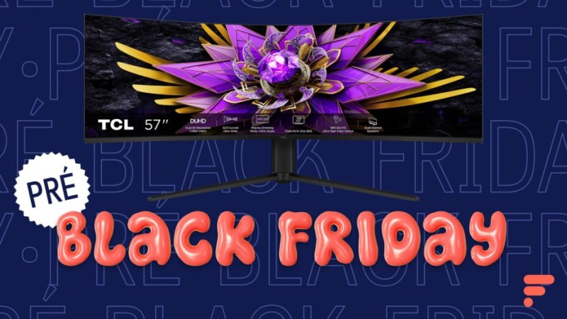 Avec -524 € sur cet écran PC gaming TCL incurvé ultra-large de 57″ Mini LED et 120 Hz, c’est comme si le Black Friday avait déjà commencé