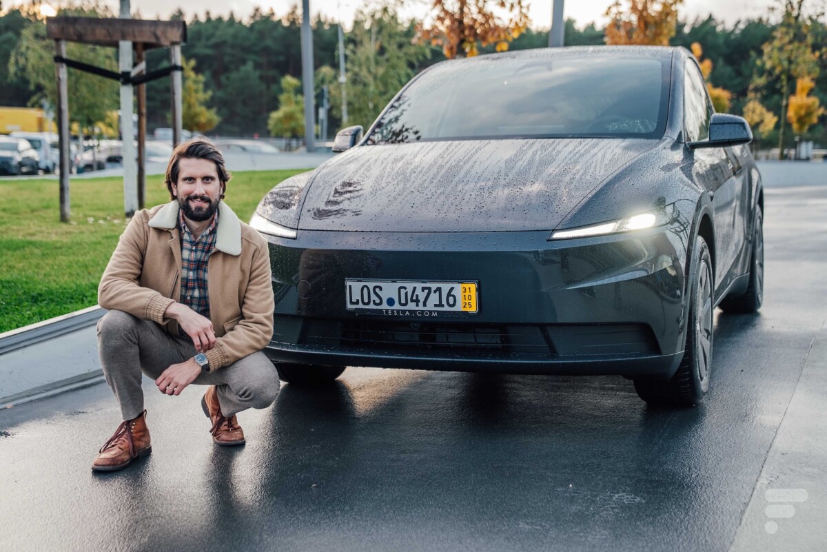 Tesla Model Y Standard // Source : Robin Wycke pour Frandroid Tesla Model Y Standard // Source : Robin Wycke pour Frandroid