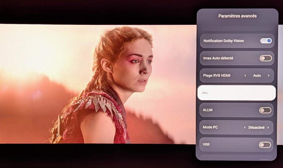 xgimi Horizon 20 Max // Source : Sylvain Pichot - Frandroid