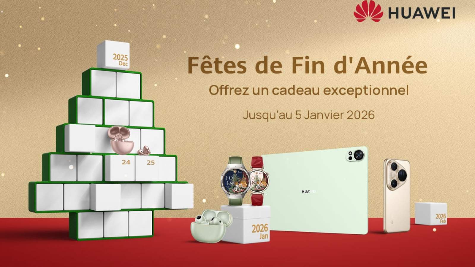 Câ€™est NoÃ«l chez Huawei : ces 4 montres premium sont Ã  prix cassÃ©s et...
