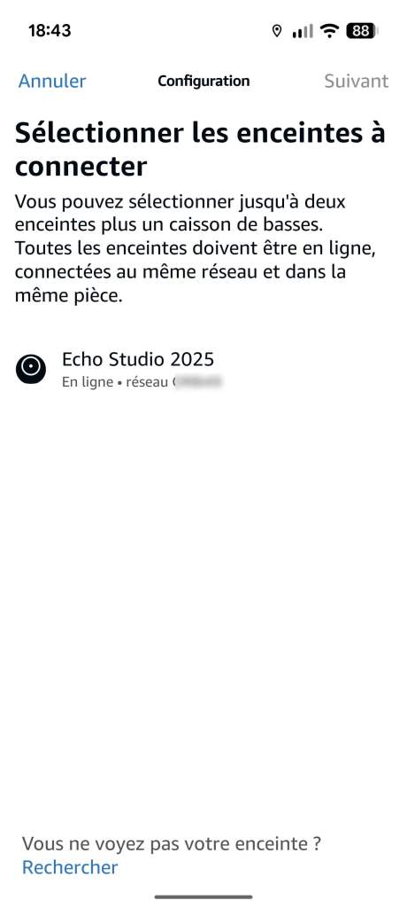 Application Amazon Alexa // Source : Sylvain Pichot - Frandroid