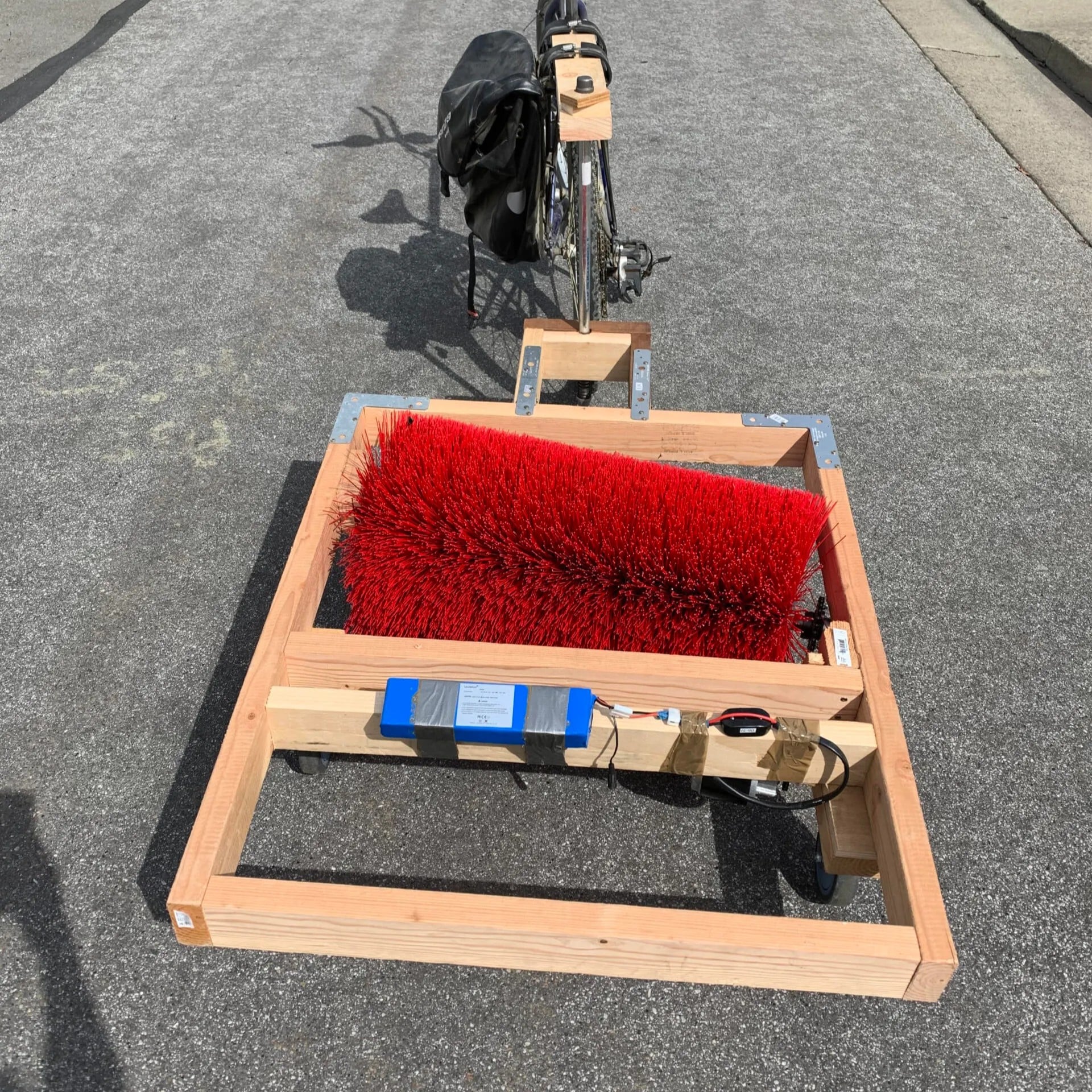 Bike Lane Sweeper prototype 1