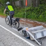 L’ennemi n°1 des cyclistes en automne pourrait enfin être vaincu grâce à cette simple remorque vélo