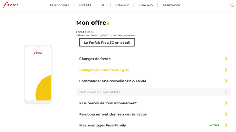 Abonnés Free Mobile&nbsp;: cette option méconnue permet de changer de numéro sans nouvelle SIM