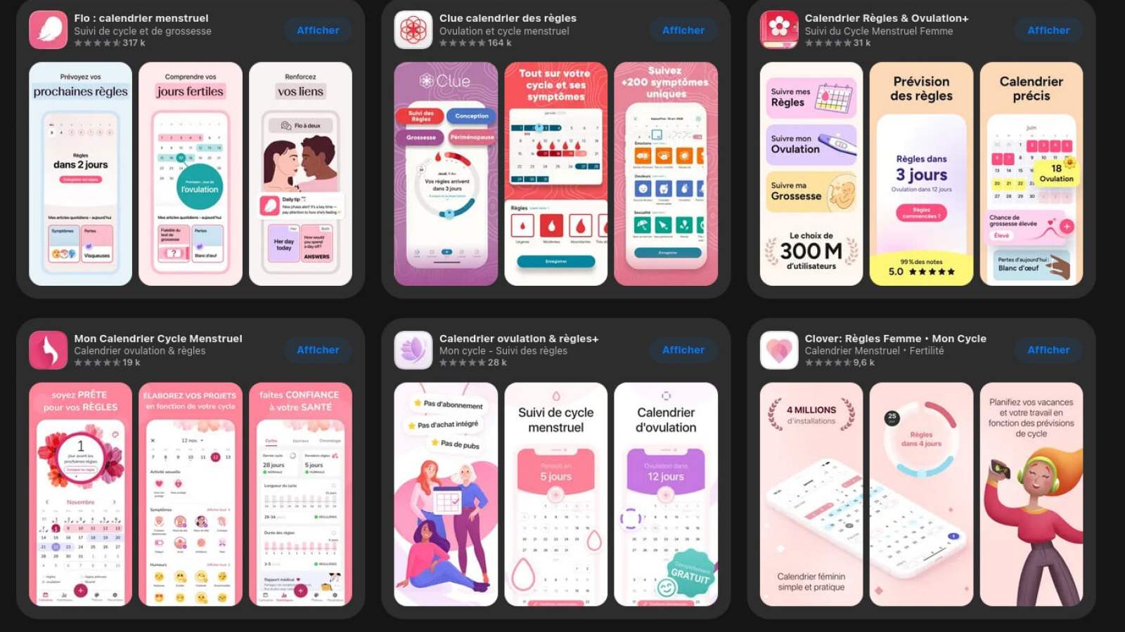 Clue, Flo, Dripâ€¦Â Les applications de suivi des rÃ¨gles Â«â€‰ne doivent pas...