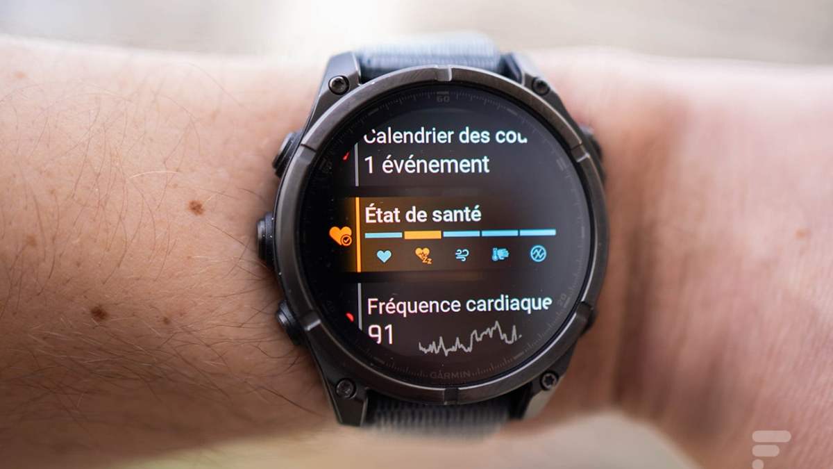 La nouvelle fonction d'état de santé de Garmin