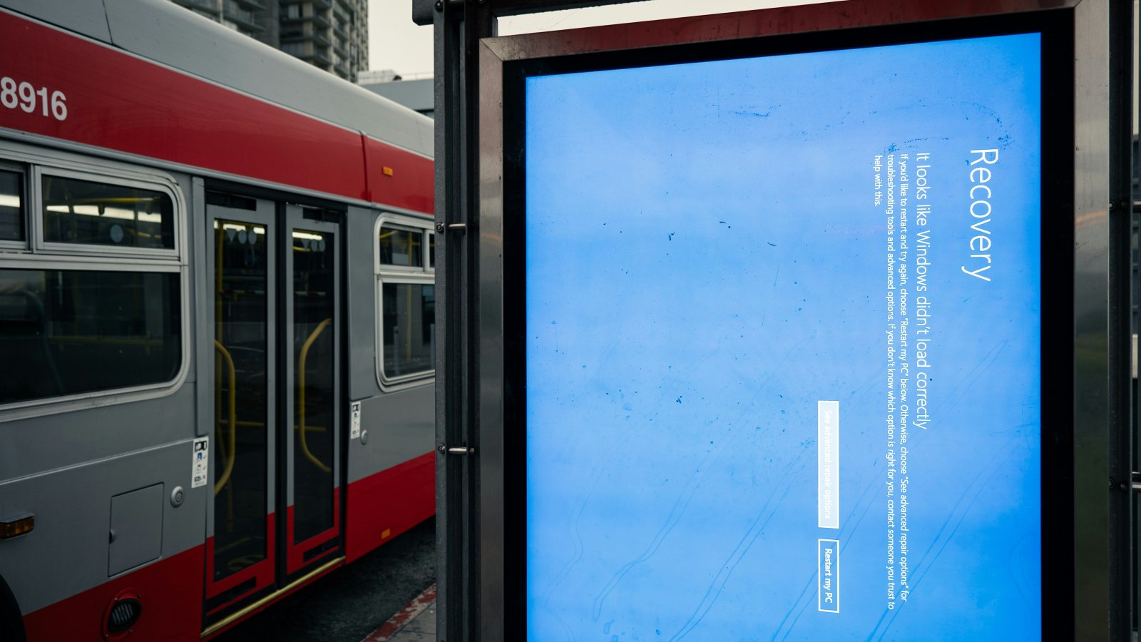 Voici comment Microsoft veut faire disparaitre les Ã©crans bleus dans les lieux publics