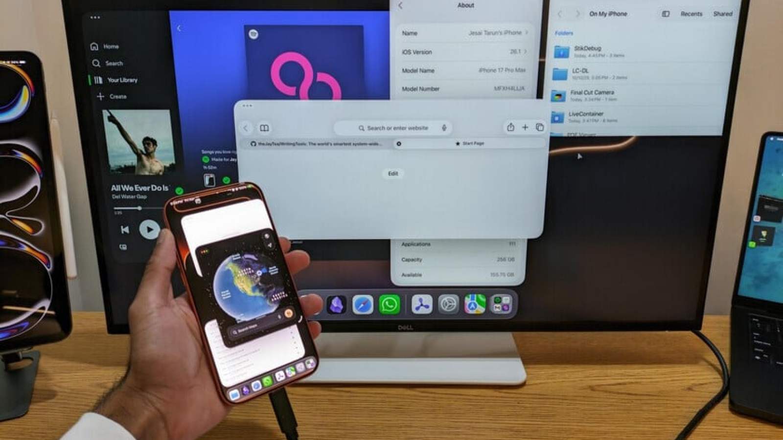 Transformer son iPhone en PC : une faille dâ€™iOS 26 permet enfin le mode bureau faÃ§on...