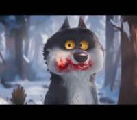 Le loup de la publicité Le Mal Aimé est devenue la star de Noël.