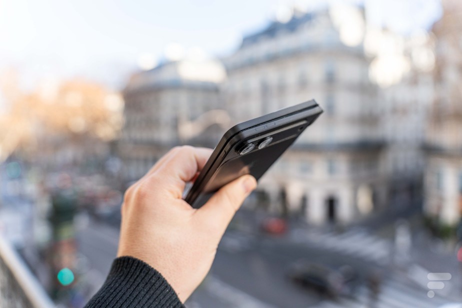 iPhone Fold (maquette imprim&eacute;e en 3D) // Source : Robin Wycke pour Frandroid