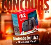 Tentez de gagner une Nintendo Switch 2 et le jeu Mario Kart World.