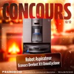 L'aspirateur robot Ecovacs Deebot X11 OmniCyclone est le lot à gagner du 12 jour du calendrier de l'Avent.